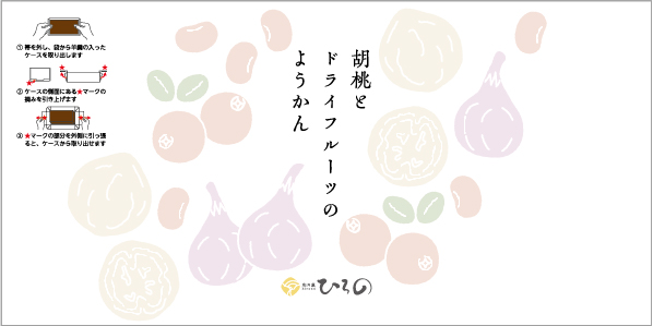 胡桃ドライフルーツのようかん